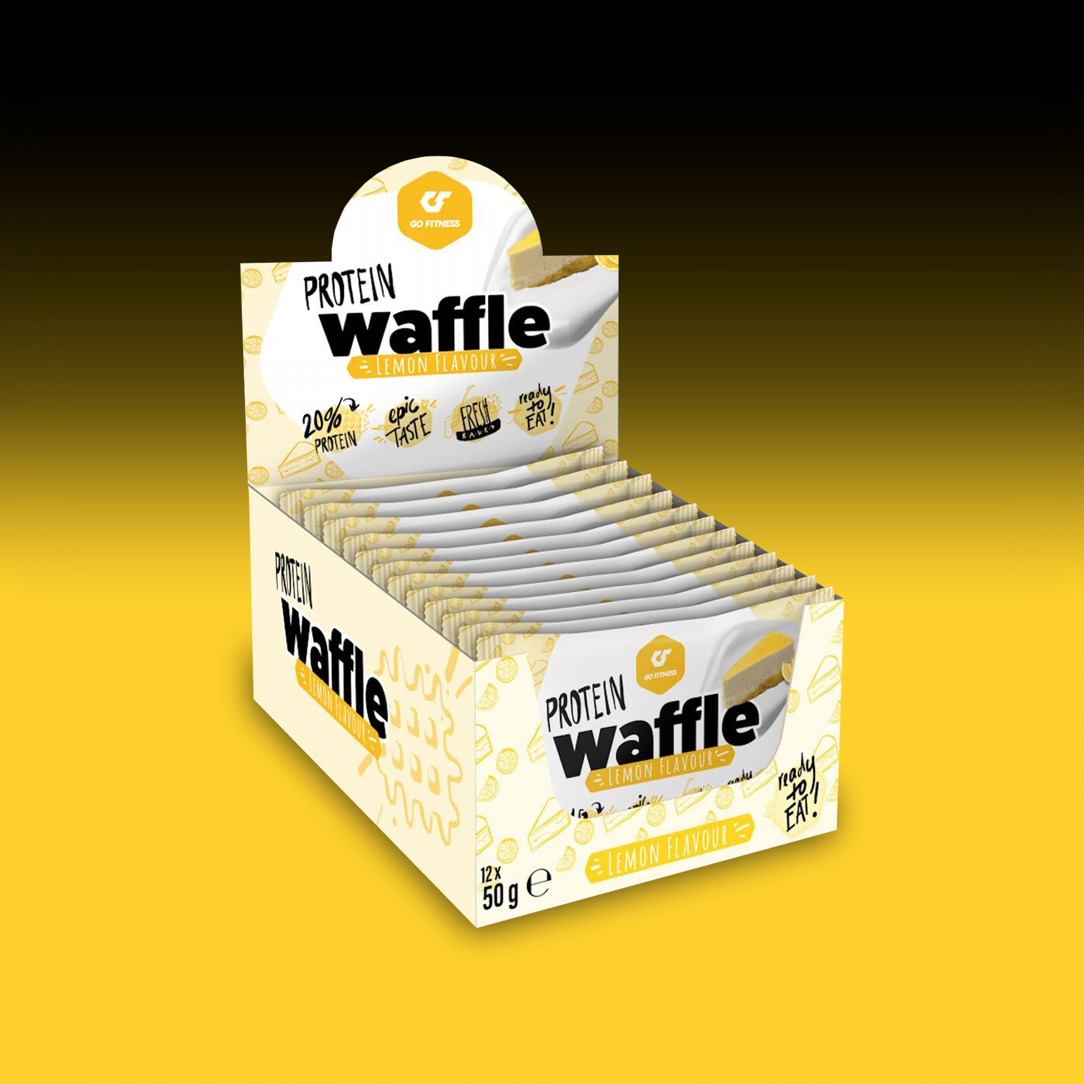 Go Fitness - Protein Waffle (12x50g)