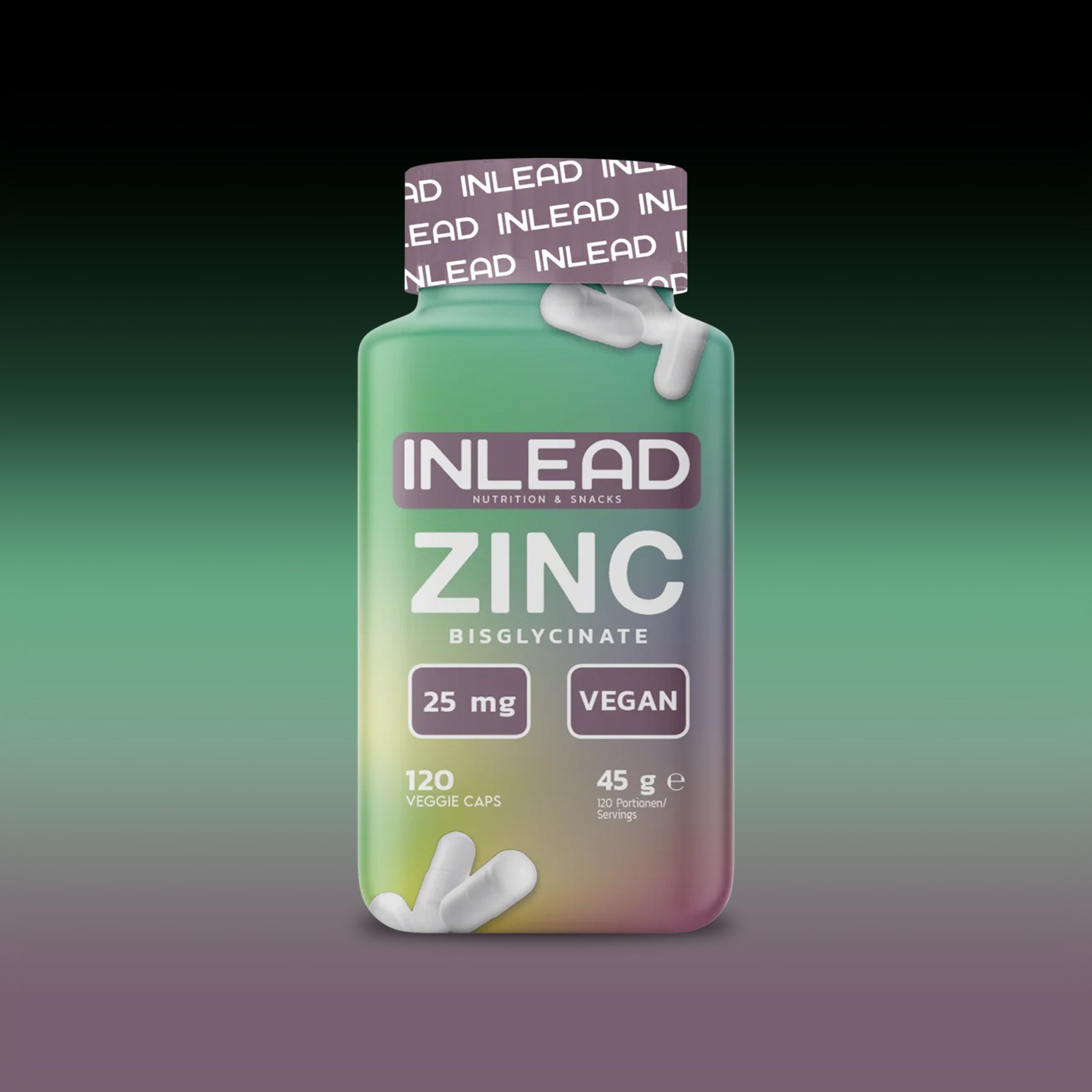 Inlead Nutrition - Zinc Bisglycinate (120 Kapseln)