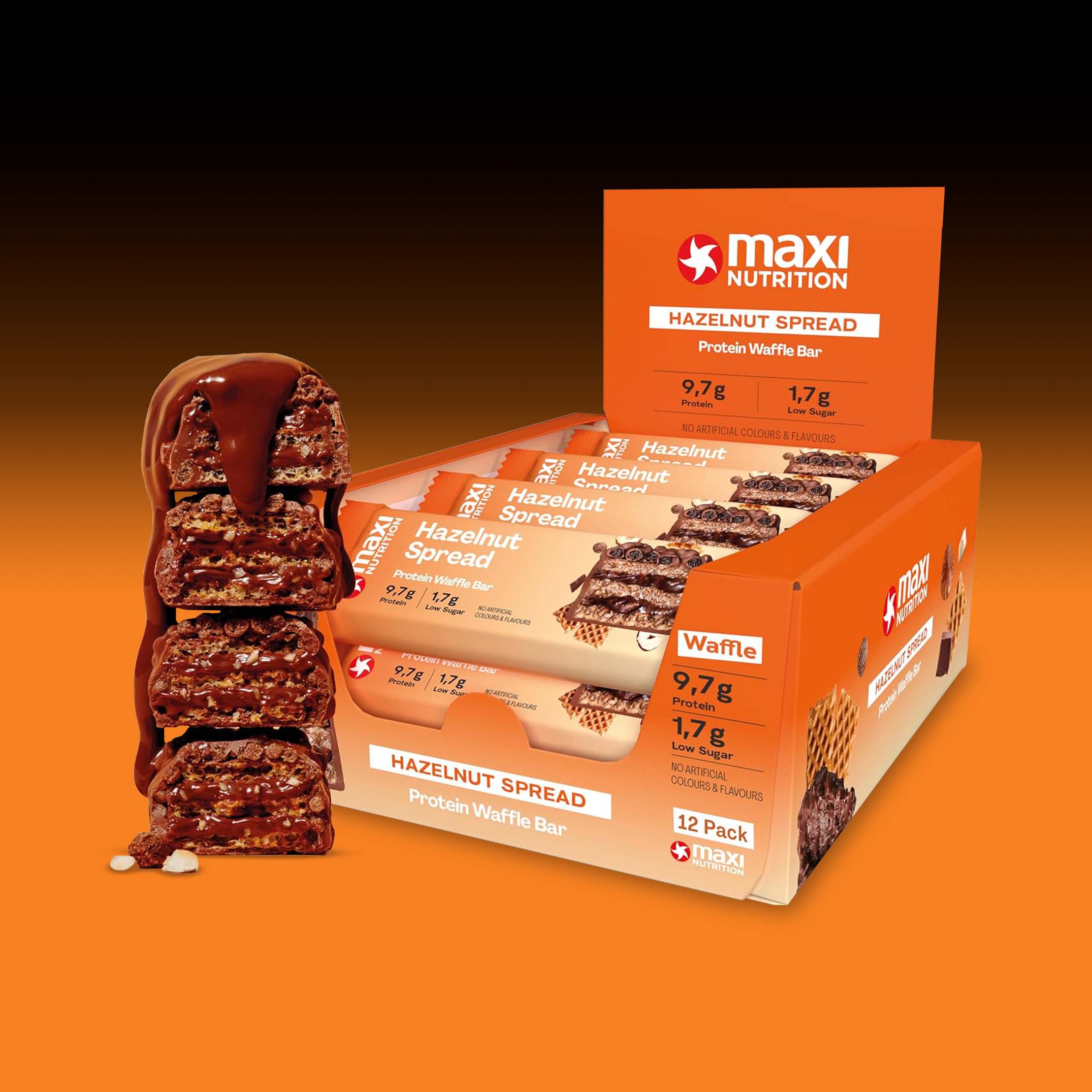 Maxi Nutrition - Protein Waffle Bar (12x39g)