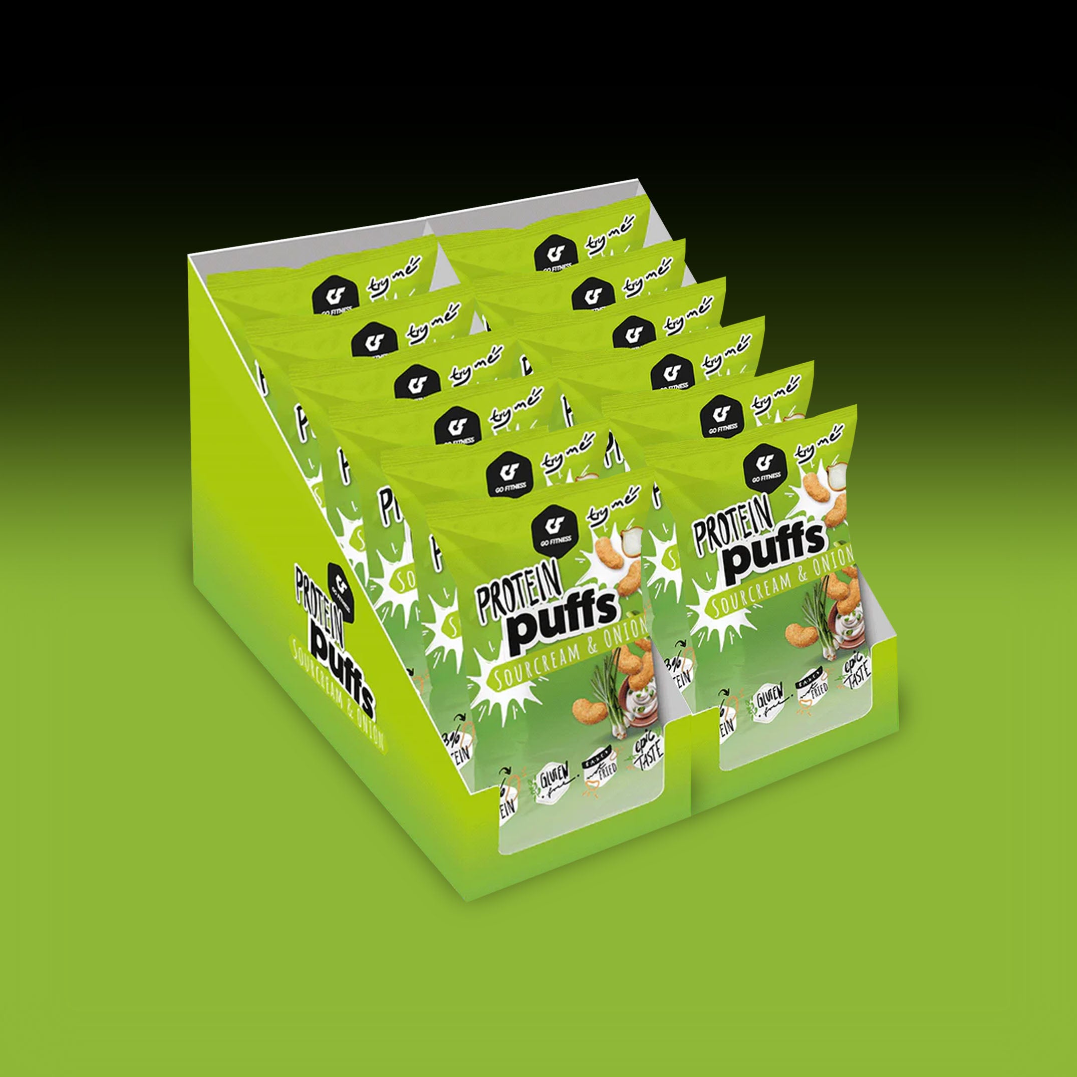 Go Fitness - Protein Puffs (12x50g)