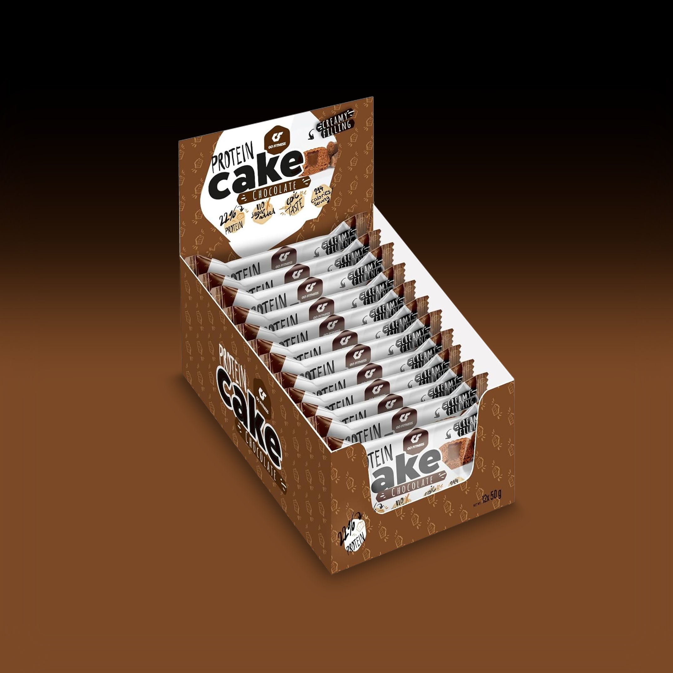 Go Fitness - Protein Cake (12x50g)