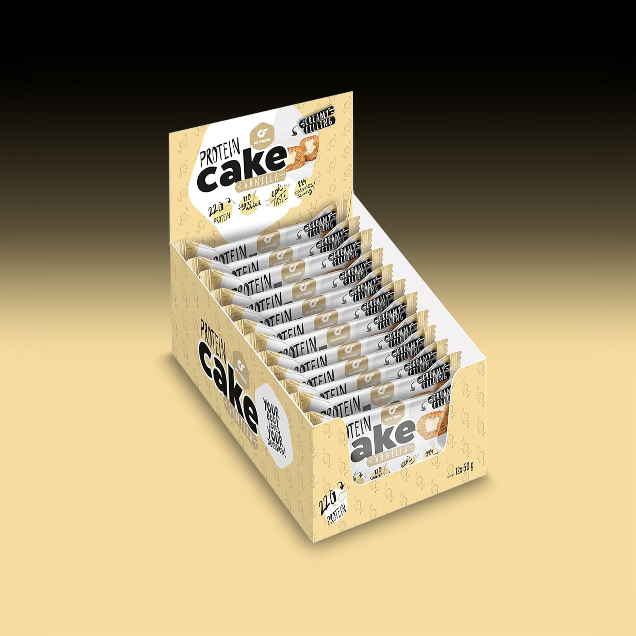 Go Fitness - Protein Cake (12x50g)