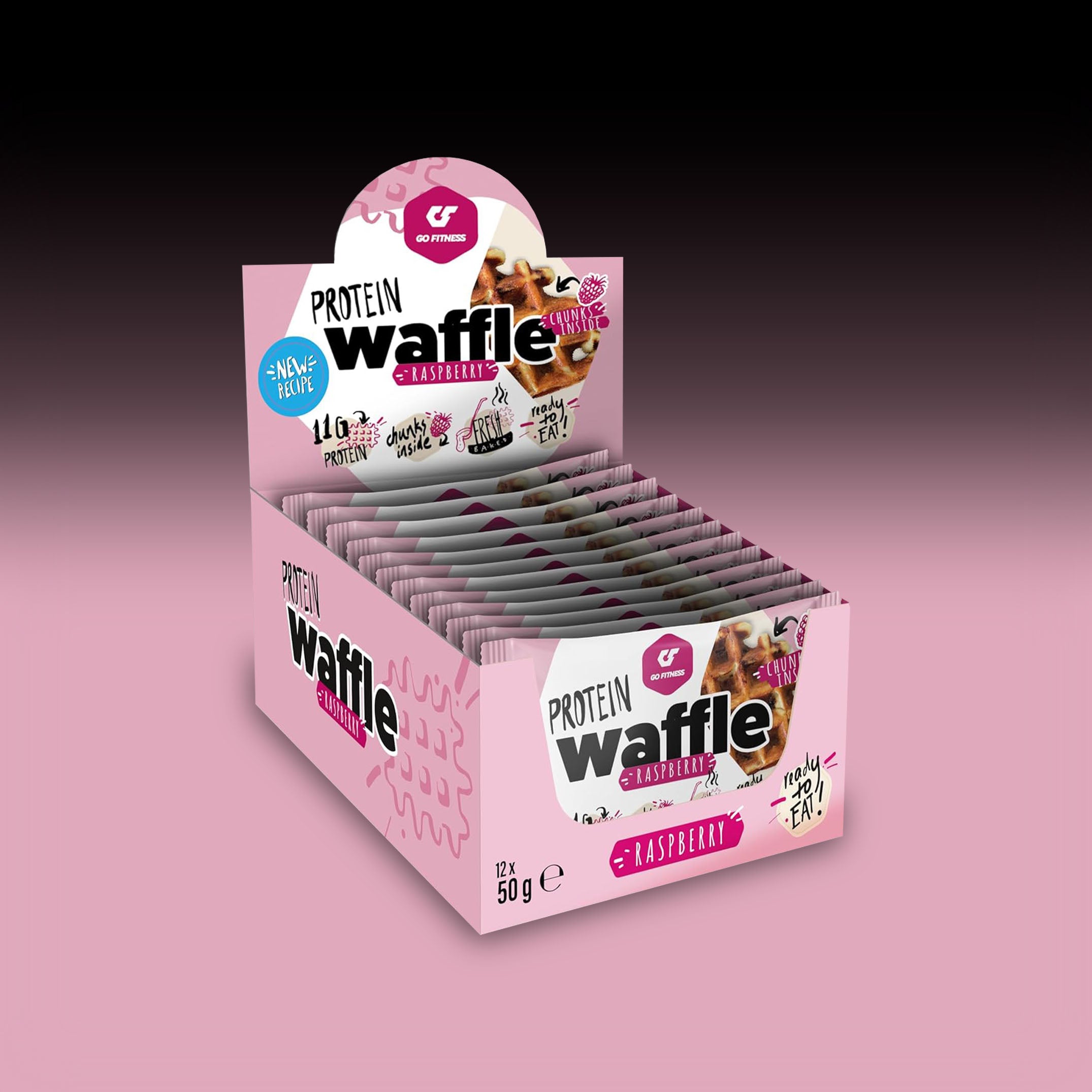 Go Fitness - Protein Waffle (12x50g)