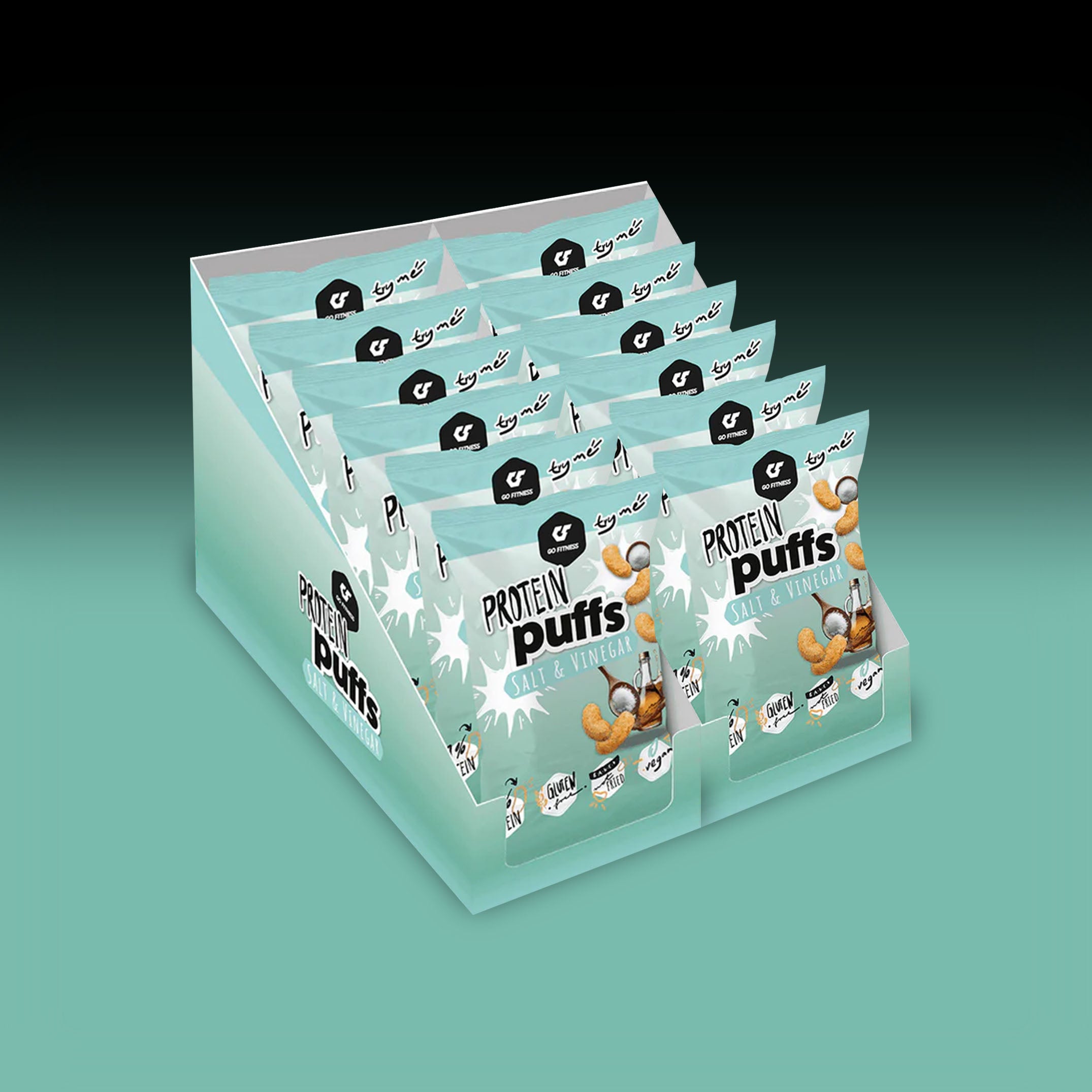 Go Fitness - Protein Puffs (12x50g)