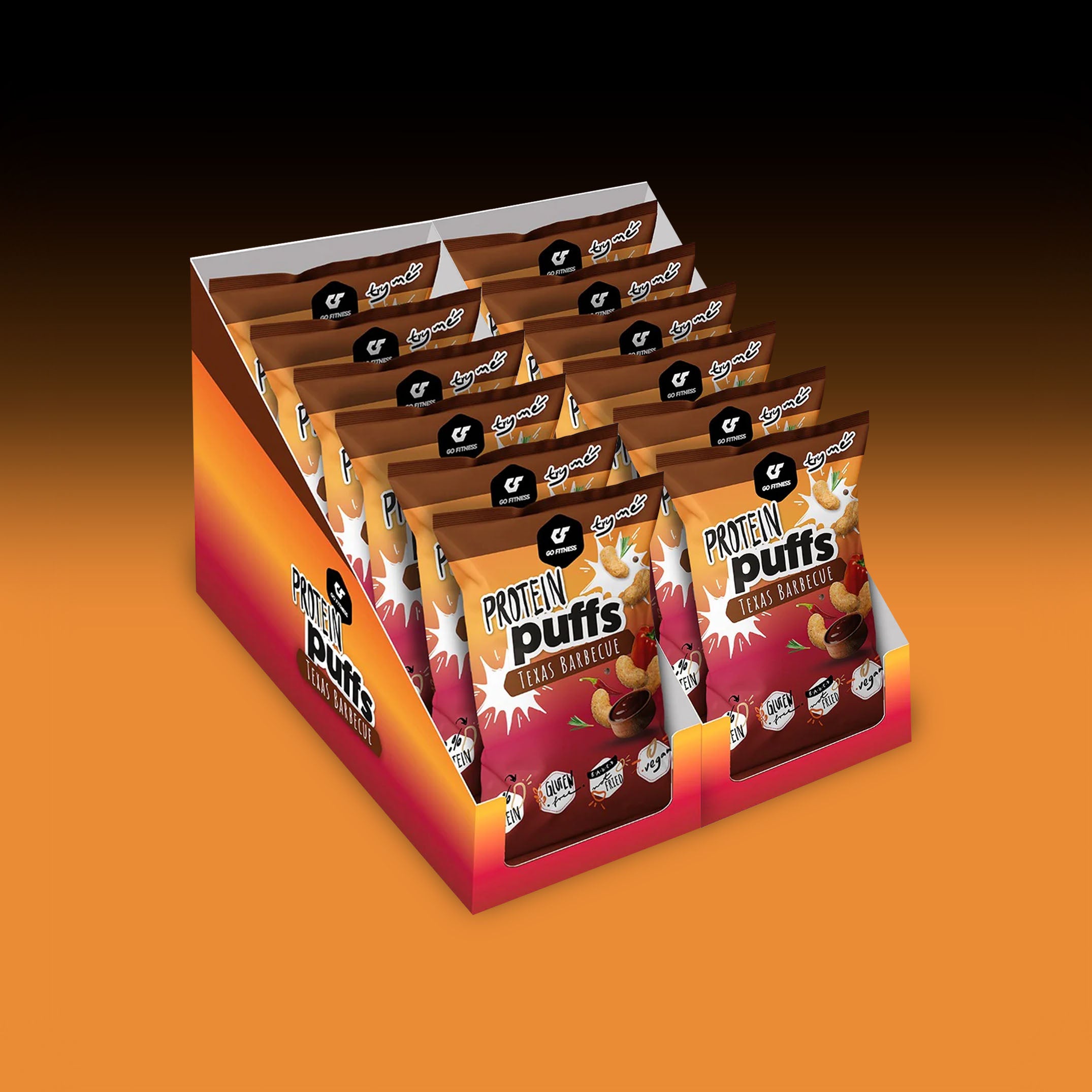 Go Fitness - Protein Puffs (12x50g)
